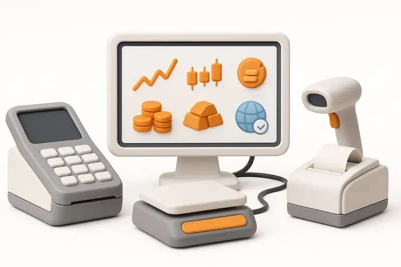 نمایش قیمت لحظه ای طلا داخل نرم افزار اونس