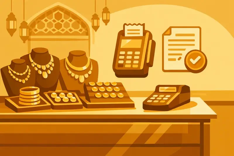 اینفوگرافیک ایزومتریک اجزای صورتحساب طلا با آیکون اجرت، سود و حق العمل